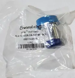 SWAGELOK 6LV-12VCR-3S-12TB9-065 SS FITTING WELD GLAND 3/4