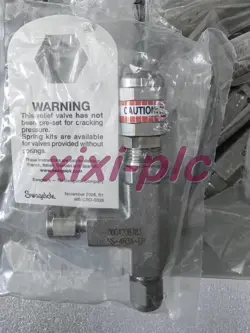 1 NEW SWAGELOK  SS-4R3A-EP  1/4 CARD SLEEVE RELIEF VALVE  DHL SHIPPING