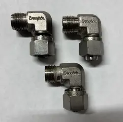 USED LOT OF 3 SWAGELOK REDUCING ELBOW 3/8