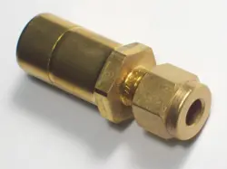 1 - SWAGELOK BRASS TUBE REDUCER FITTING, 1/4