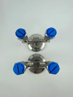 X2 SWAGELOK CUSTOM STEEL ASSEMBLY MICRO-FIT 6LW, HVCR 316 2XL, KF40