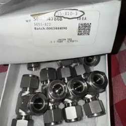 SWAGELOK SS-810-3 STAINLESS STEEL UNION TEE FITTING, 1/2