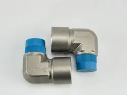 LOT OF 2 SWAGELOK SS-12-SE, PIPE FITTING STREET ELBOW 3/4 FNPT X 3/4 MNPT