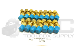 NEW LOT OF 15 SWAGELOK B-400-5-4 45 DEGREE MALE ELBOW 1/4