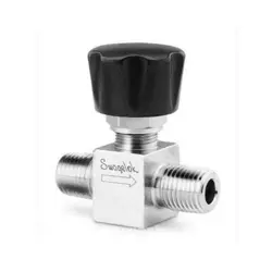 SWAGELOK SS-20KM4 STAINLESS STEEL INTEGRAL BONNET NEEDLE VALVE FNSP