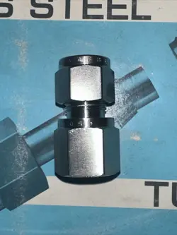 S-JOINT STAINLESS STEEL 3/8 OD X 1/4 FEMALE SWAGELOK REF SS-600-7-4