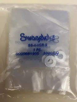 SWAGELOK STAINLESS STEEL VCR GASKET, 1/4 IN. SS-4-VCR-2,  X 10