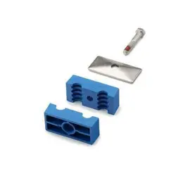 SWAGELOK 304-S1T-PP-6T TWIN BOLTED PLASTIC CLAMP TUBE SUPPORT KIT FNSP