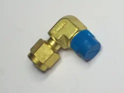 1- SWAGELOK BRASS ELBOW CONNECTOR FITTING, 3/16