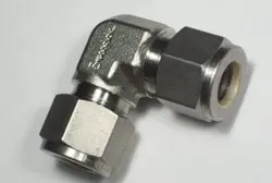 SWAGELOK STAINLESS STEEL 90 ELBOW FITTING,  1/2