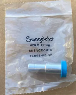 SWAGELOK SS-8-VCR-3-8TA STAINLESS STEEL  1/2 IN. VCR X 1/2 IN. TUBE ADAPTER NEW