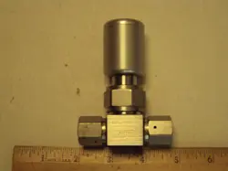 SWAGELOK NUPRO VALVE, BELLOWS SEALED, SS-BNV51-C, 1/4 FEMALE VCR IN-OUT