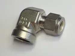 1- SWAGELOK STAINLESS STEEL ELBOW FITTING, 3/8