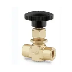 SWAGELOK B-1KF4 BRASS INTEGRAL BONNET NEEDLE VALVE FNSP