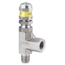 SWAGELOK SS-RL3M4-F4 STAINLESS STEEL LOW PRESSURE PROPORTIONAL RELIEF VALVE 1/4