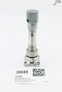 30049 SWAGELOK METERING VALVE, SURFACE MOUNT 6LVV-BMRG-11187