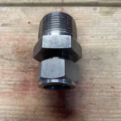 1- SWAGELOK STAINLESS STEEL FITTING, 3/4 TUBE X 1-1/4MALE NPT,