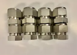 8- STAINLESS  STEEL CAP FITTING, 3/4