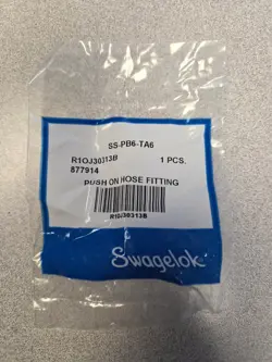 SWAGELOK SS-PB6-TA6 FITTING LOT OF 3, NEW IN SEALED BAG
