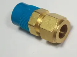 1 - SWAGELOK BRASS CONNECTOR FITTING, 1/2