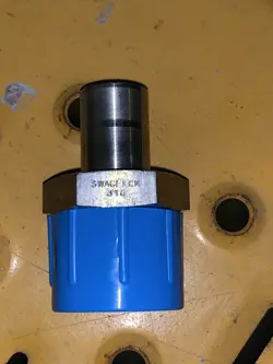 SWAGELOK STAINLESS STEEL TUBE ADAPTER SS-12-TA-1-16