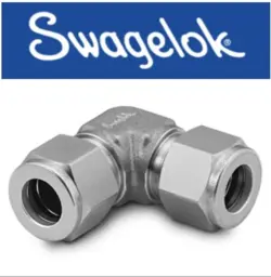 1- SWAGELOK STAINLESS STEEL ELBOW UNION, 3/8