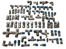 LOT OF 75 SWAGELOCK FITTINGS