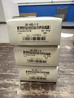 AS-400-1-2 MALE CONNECTOR (LOT OF 117)
