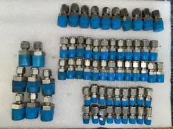LOT OF 61 NEW SWAGELOK FITTINGS 1/4 TUBE TO MNPT SS-400-1- 316 STAINLESS STEEL