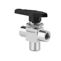 SWAGELOK SS-44XF6 SS 1-PIECE 40 SERIES 3-WAY BALL VALVE FNSP