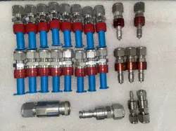 LOT OF 25 SWAGELOK QUICK CONNECT 3/8 1/4 MALE FEMALE 316 STAINLESS STEEL BRASS