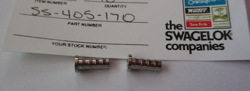 2 -SWAGELOK SS-405-170 STAINLESS STEEL TUBING INSERT 1/4 IN. OD X 1/8 IN. ID (A5