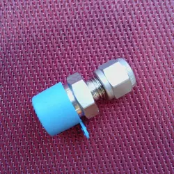 SSP 1/4 TUBE OD X 3/8 NPT MALE PIPE STRAIGHT CONNECTOR 316 STAINLESS STEEL