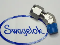 1- SWAGELOK STAINLESS STEEL 45 ELBOW FITTING, 1/4