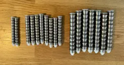 LOT OF 7 SS-810-SET, 8 SS-600-SET, 2 SS-400-SET STAINLESS STEEL SWAGELOK