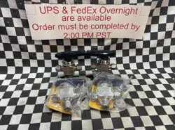 SWAGELOK/WHITEY 3-WAY BALL VALVE, SS-44XS6, SS44XS6 LOT OF 4 SHIPSAMEDAY#1172V11