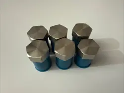 LOT OF 6 - SWAGELOK STAINLESS VCR FACE SEAL PLUG FITTING, 1/4