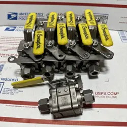 (1) NEW SS-S63PS8-JL SWAGELOK STEAM SERVICE 1/2 BALL VALVE MULTIPLE AVAILABLE