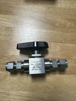 SWAGELOK SS-83KS6MM MANUAL STAINLESS BALL VALVE 1/4IN TUBE