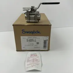 SWAGELOK SS-63EF8-JL 60 SERIES BALL VALVE STAINLESS STEEL 1/2