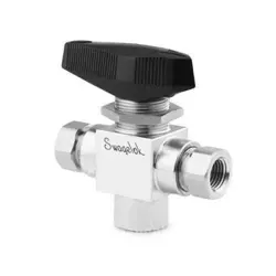 SWAGELOK SS-83XKF4 3-PIECE HIGH PRESSURE 3-WAY BALL VALVE FNSP
