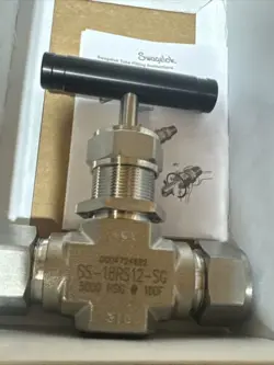 NEW SWAGELOK STAINLESS INTEGRAL BONNET NEEDLE VALVE 1/2