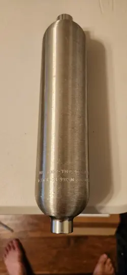 SWAGELOK DOUBLE ENDED DOT SAMPLE CYLINDER