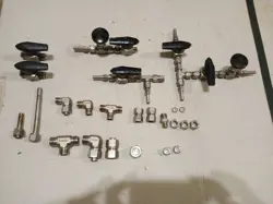 MIXED LOT OF SWAGELOK COMPRESSION STAINLESS STEEL VALVES, T FITTINGS, ELBOWS
