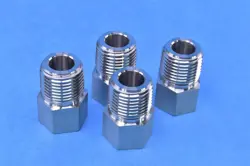 4 SWAGELOK STAINLESS STEEL PIPE FITTING BUSHING 1/2 IN. MALE NPT X 3/8 IN FEMALE