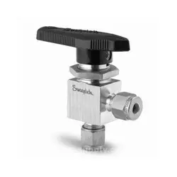 SWAGELOK SS-43GS6MM-A 1-PIECE 40G SERIES ANGLE PATTERN BALL VALVE FNSP