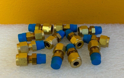 BRASS TUBE FITTING.