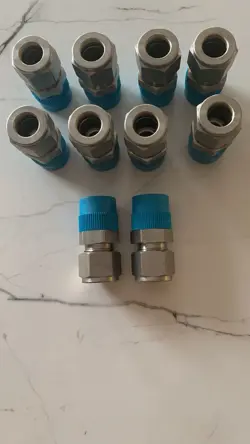 LOT-14PC  SWAGELOK SS-810-1-8 TUBE FITTING 1/2