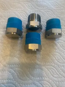 (4) SWAGELOK  SS-16-P,  STAINLESS STEEL PIPE PLUG, 1