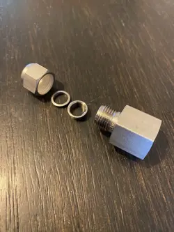SWAGELOK SS-600-7-6 STAINLESS STEEL FITTINGS 3/8 TUBE X 3/8 CONNECTOR